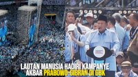 VIDEO: Lautan Manusia Hadiri Kampanye Akbar Prabowo-Gibran di GBK
