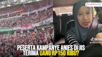 VIDEO: Wanita Ini Sebut Pendukung Kampanye Anies di JIS Terima Uang Rp150 Ribu