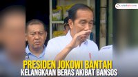 VIDEO: Presiden Jokowi Bantah Kelangkaan Beras Akibat Bansos