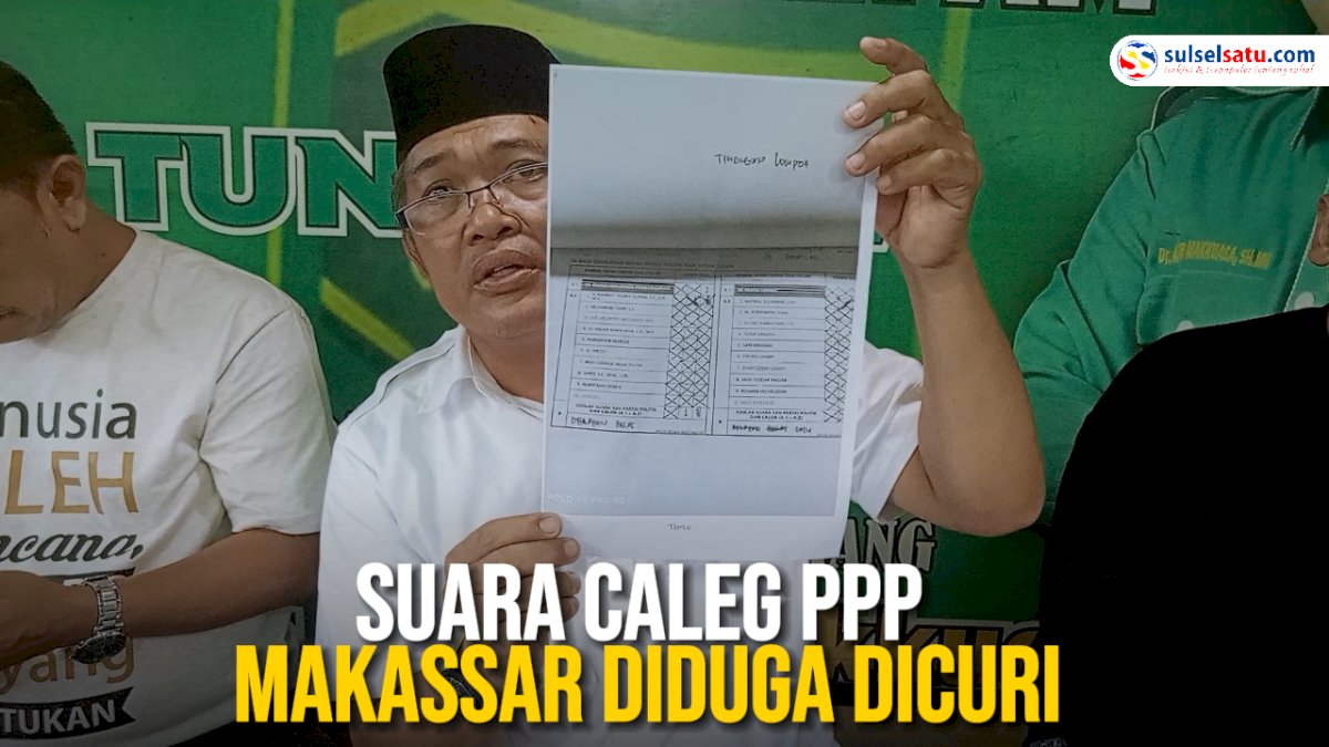 VIDEO: Suara Caleg PPP Makassar Diduga Dicuri