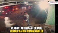 VIDEO: Tidak Terima Ditegur, Pengantar Jenazah Serang Rumah Warga di Moncongloe