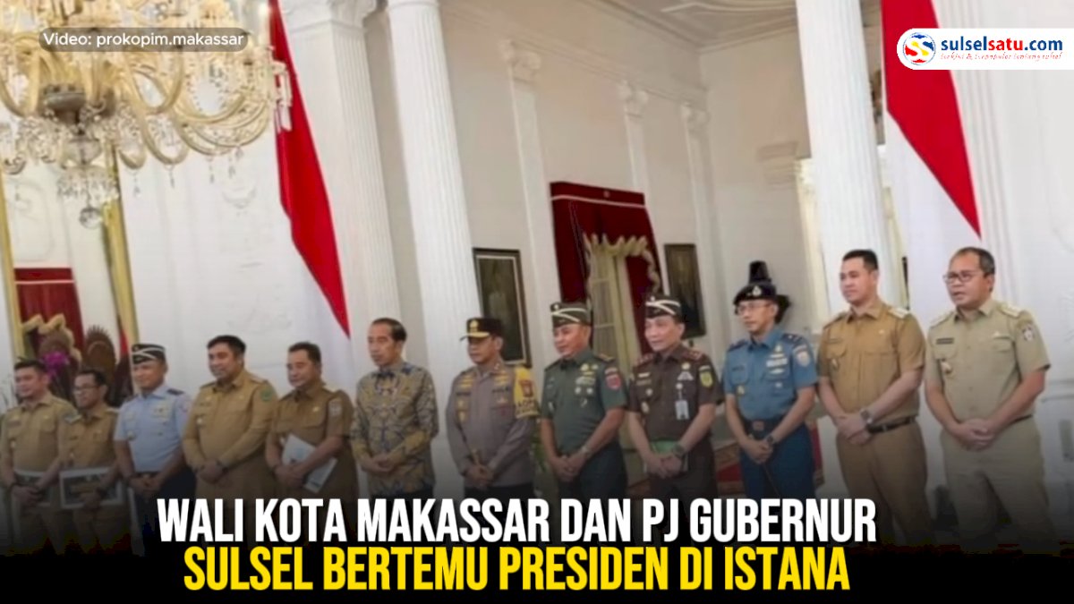 VIDEO: Wali Kota Makassar Bertemu Presiden di Istana Bahas Pembangunan Mamminasata