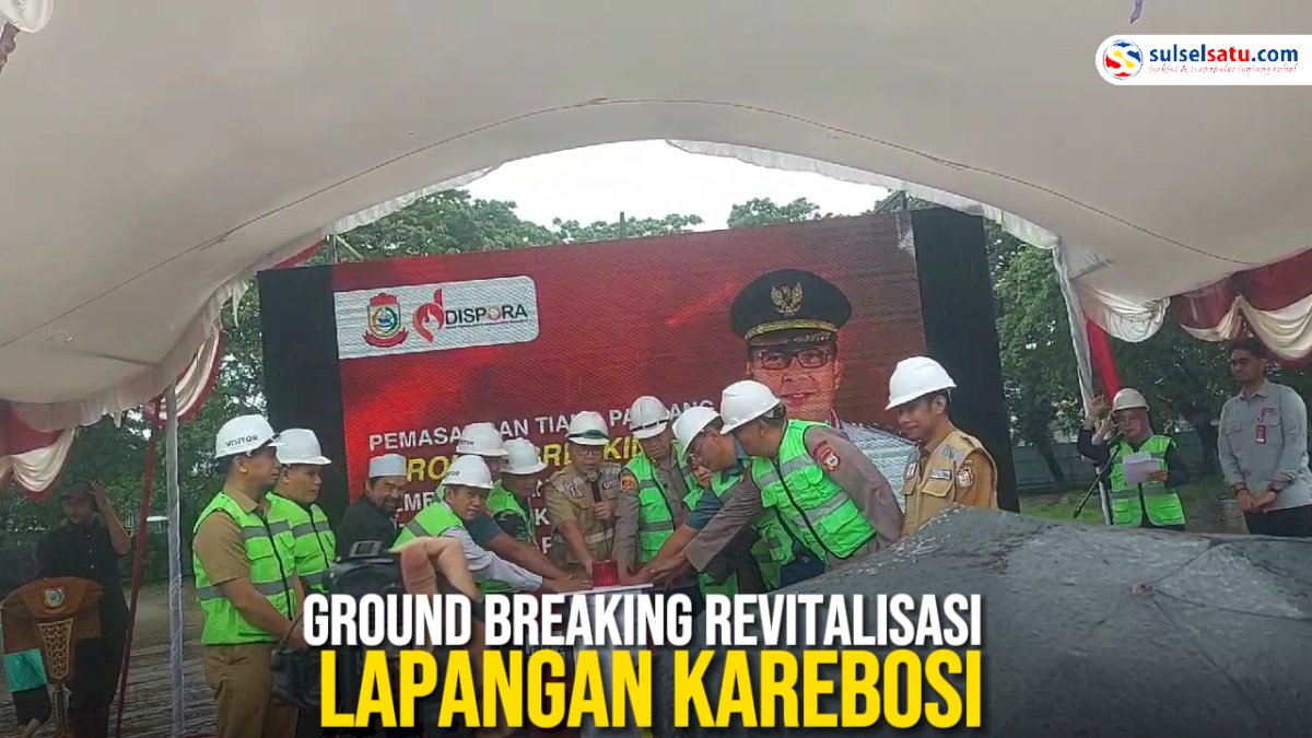 VIDEO: Ground Breaking Revitalisasi Lapangan Karebosi