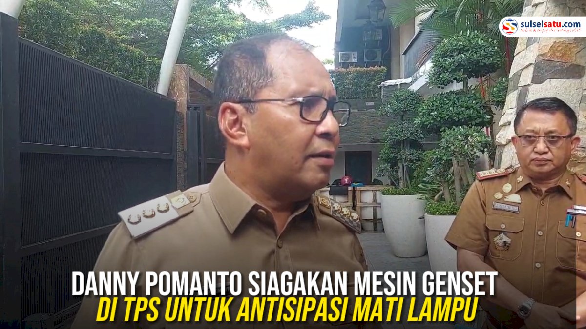 VIDEO: Danny Pomanto Siagakan Mesin Genset di TPS untuk Antisipasi Mati Lampu