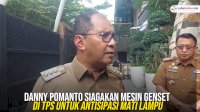 VIDEO: Danny Pomanto Siagakan Mesin Genset di TPS untuk Antisipasi Mati Lampu