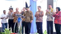 Bupati Adnan Dampingi Menkominfo Resmikan Gedung Balmon di Gowa