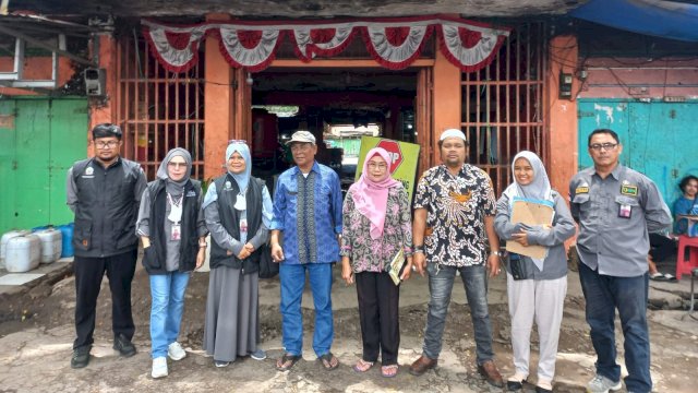 DPK Sulsel usai inspeksi di Pasar Senggol. Foto: Istimewa