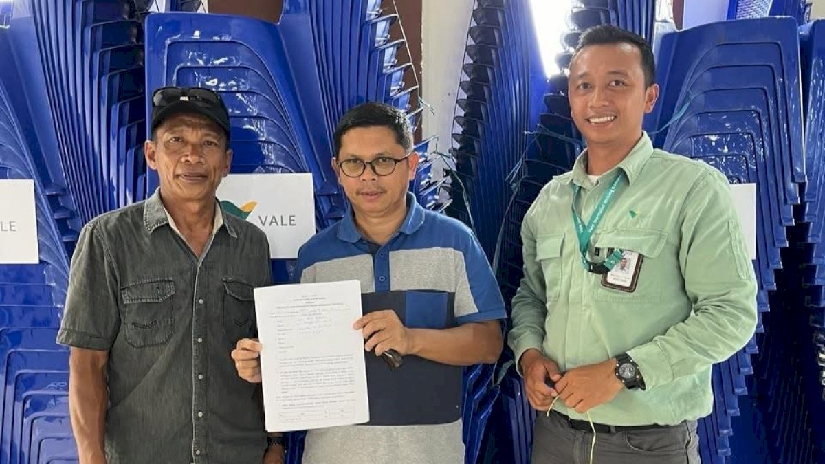 PT Vale Salurkan Bantuan Lengkapi Fasilitas Gedung Serbaguna Sorowako