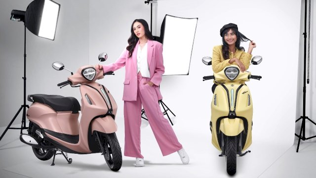 Warna baru Yamaha Grand Filano Hybrid Connected untuk tipe NEO. Foto: Istimewa