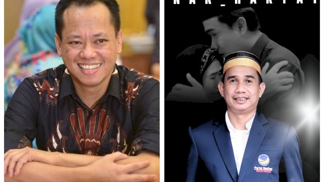 Ketua Tim Kolektif Pemenangan Rudianto lallo, Sugali Halim (Kiri)