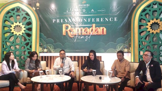 Press conference Ramadan Feast PHI Group. Foto: Andi Baso Mappanyompa / Sulselsatu.com