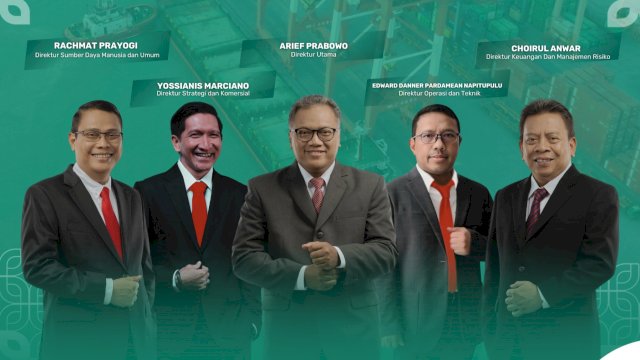 Susunan direksi baru Pelindo Jasa Maritim. Foto: Istimewa