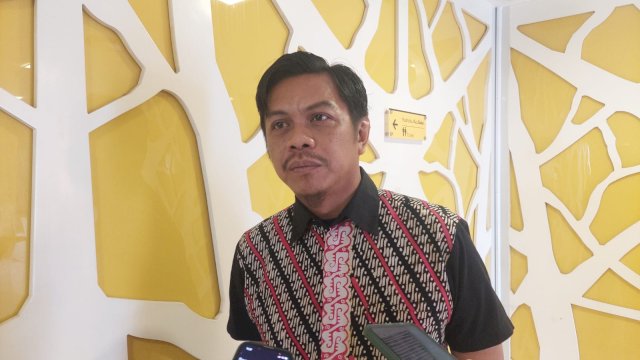 PJ Sekda Kota Makassar yang juga Ketua Panitia Seleksi (Pansel) Firman Hamid. Foto: Andi Baso Mappanyompa / Sulselsati.com