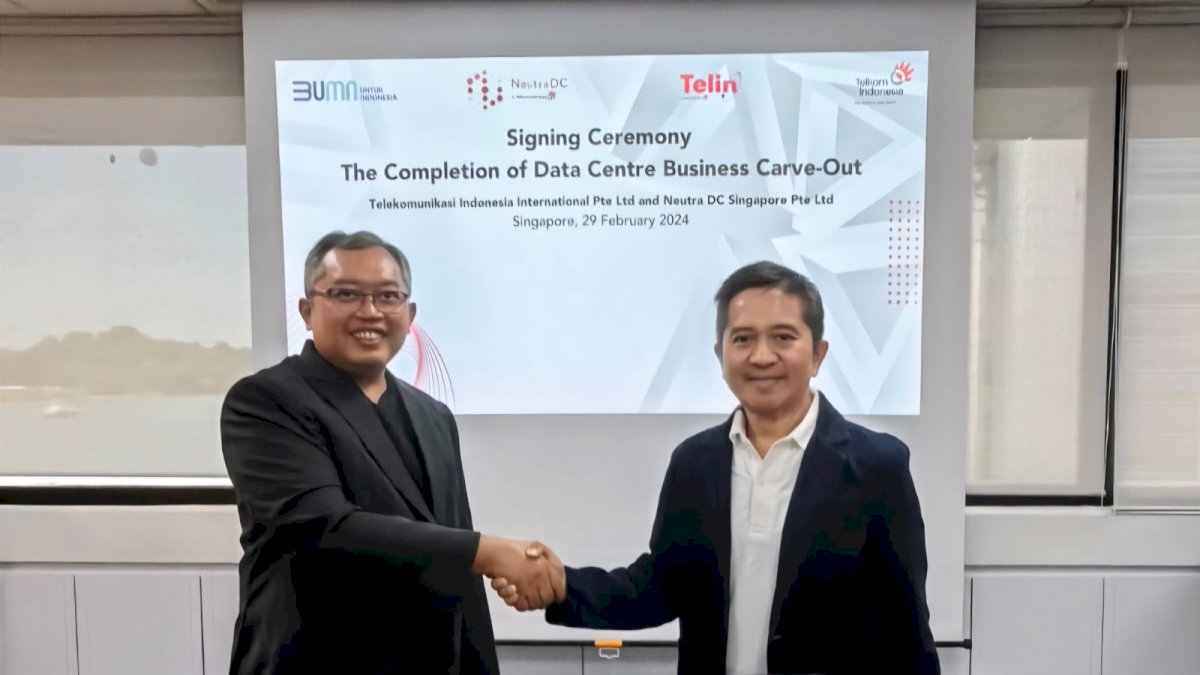 TelkomGroup Perkuat Portofolio Bisnis, NeutraDC Selesaikan Konsolidasi Data Center Telin Singapore
