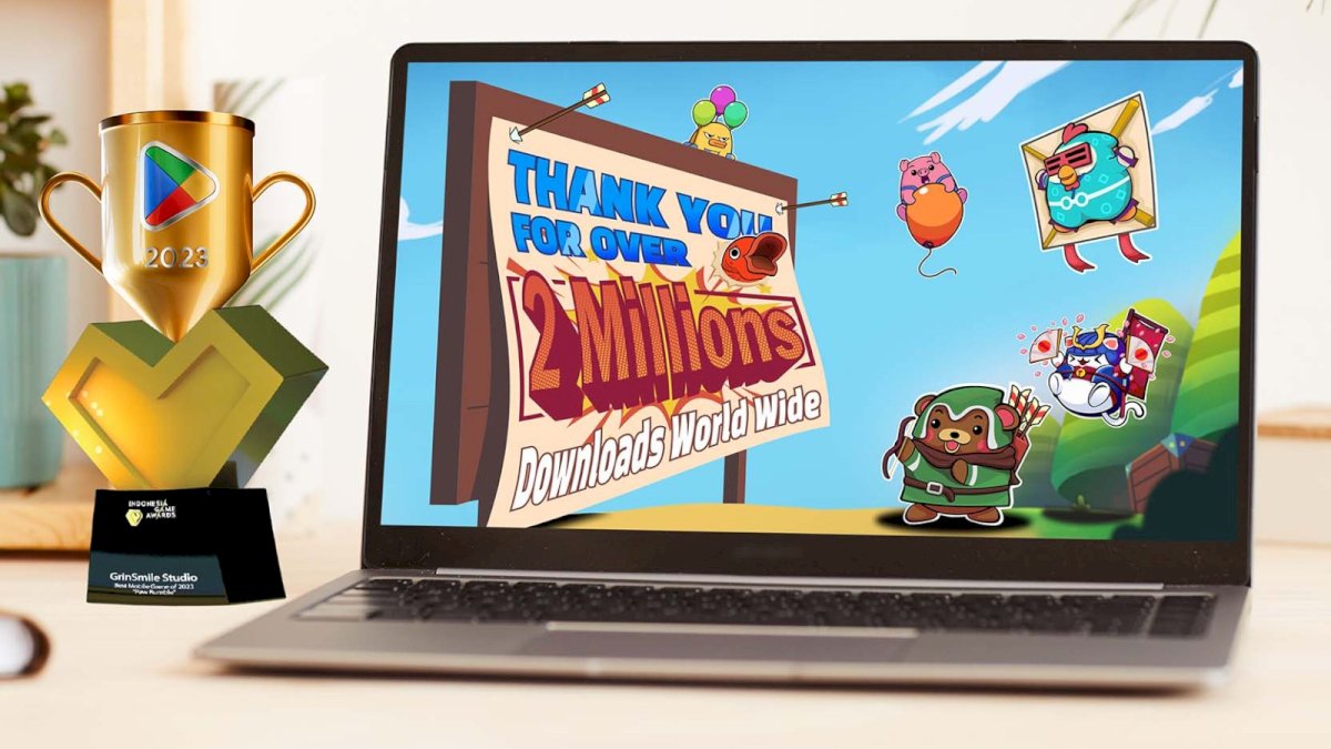 Gim Paw Rumble Terbitan Nuon Tembus 2 Juta Unduhan