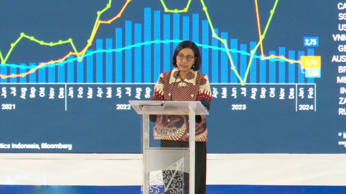 Di BRI Microfinance Outlook 2024, Menkeu Sri Mulyani Apresiasi Keberadaan AgenBRILink