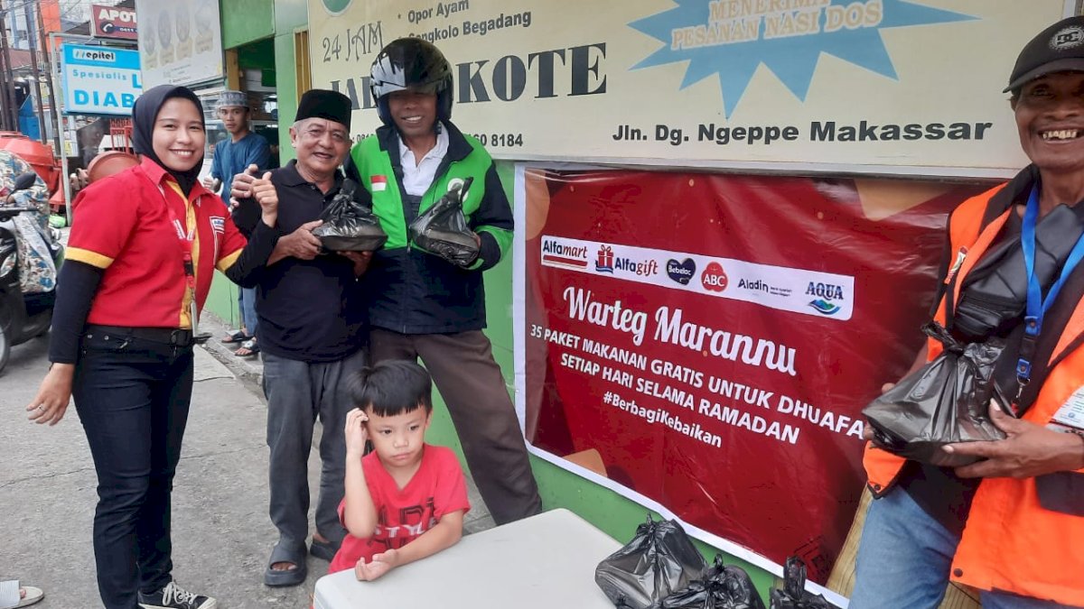 Warteg Gratis Alfamart Kembali Hadir, Bagikan 35.000 Paket Buka Puasa Untuk Duafa