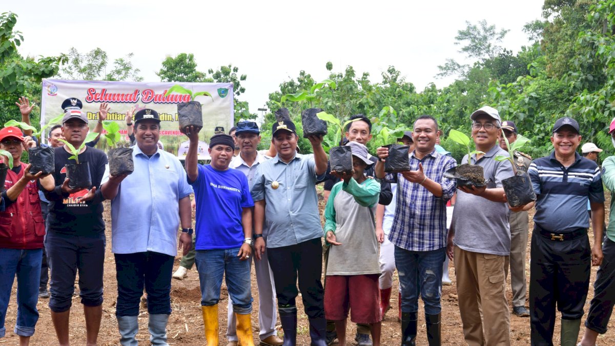 Upaya Pj Gubernur Bahtiar Lestarikan Kawasan Rammang-rammang, Tanam Sukun Hingga Tebar Benih Ikan