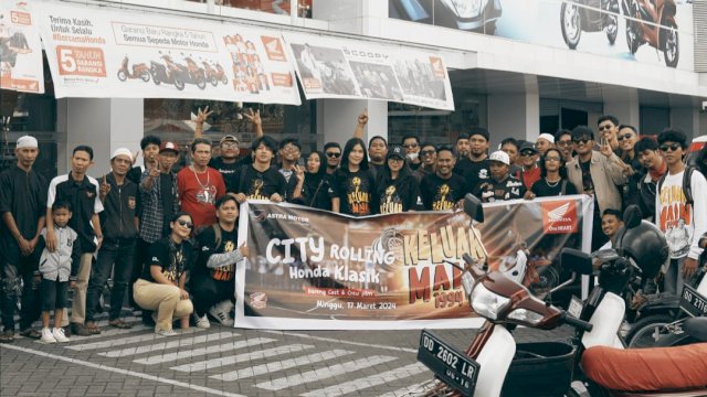 Asmo Sulsel city rolling perkenalkan film Keluar Main 1994. Foto: Istimewa