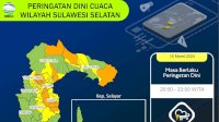 Waspada! Peringatan Cuaca Buruk Sulsel Prediksi Terjadi Hingga 21 Maret Mendatang