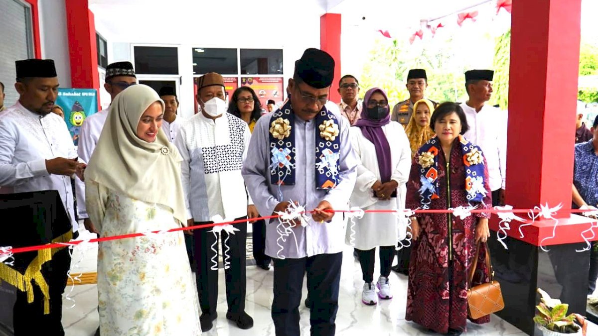 Bersama Bupati Luwu Utara, Kakanwil Kemenkumham Sulsel Resmikan Ruang Layanan Terpadu Rutan Masamba