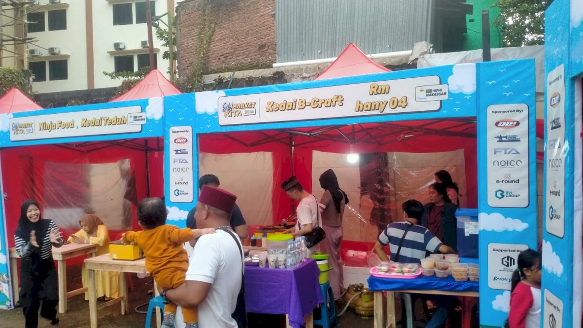 Hi Market Kita, Cara HIPMI Makassar Berdayakan UMKM Selama Ramadan