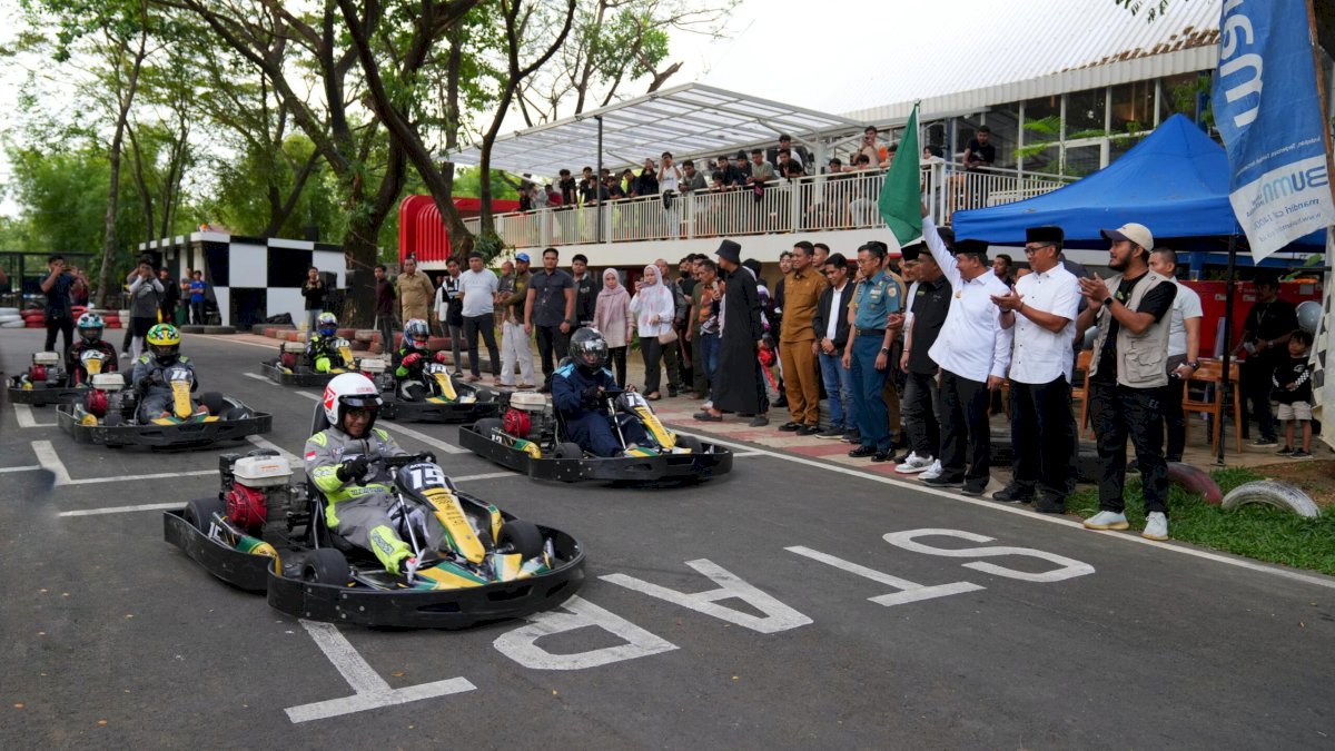 Event Balap Go-Kart Pertama di Sulsel Perebutkan Piala Gubernur