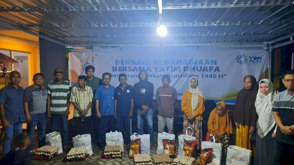 PLN Jeneponto Bukber Sekaligus Berbagi Keberkahan Ramadhan Dengan  Yatim Dhuafa