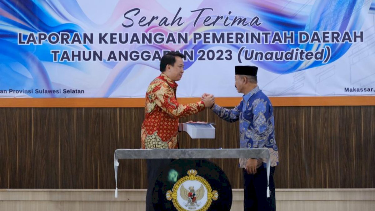Pemkab Gowa Serahkan LKPD TA 2023, Abdul Rauf Harap Raih WTP ke-12 Kalinya
