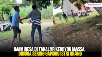 VIDEO: Imam Desa di Takalar Keroyok Massa, Diduga Sering Ganggu Istri Orang