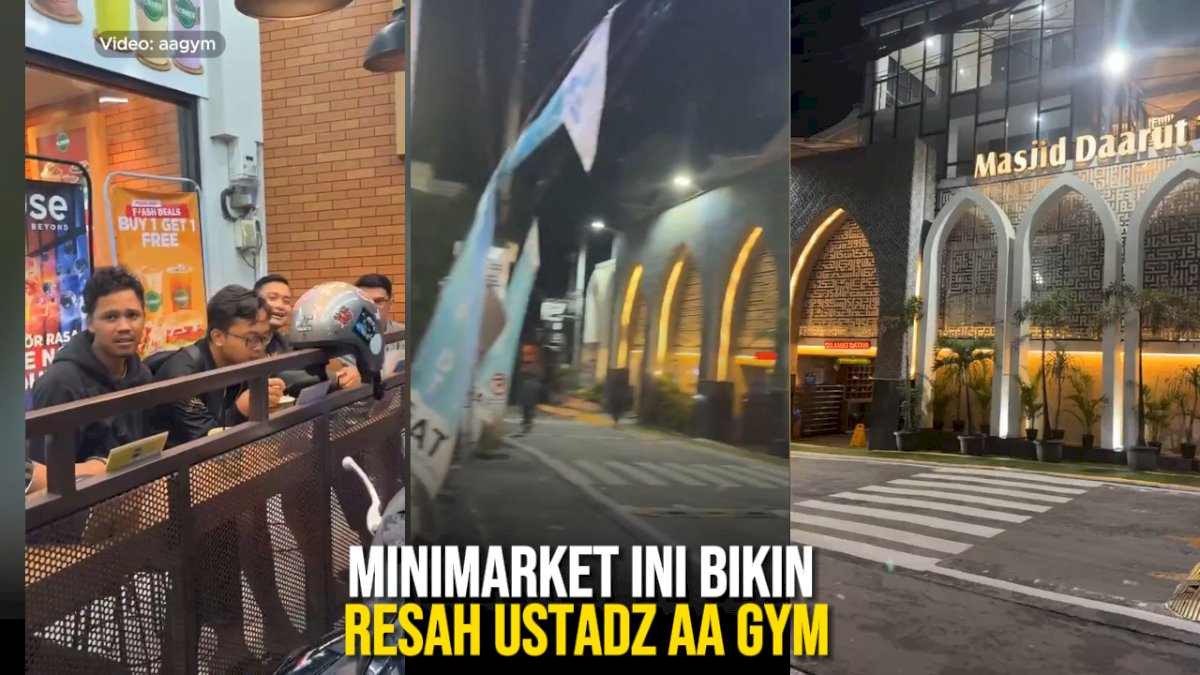 VIDEO: Jadi Tempat Nongkrong Hingga Larut Malam, Minimarket Ini Bikin Resah Ustadz Aa Gym