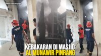 VIDEO: Kebakaran di Masjid Al Munawir Pinrang