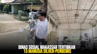 VIDEO: Dinas Sosial Makassar Tertibkan 13 Manusia Silver-Pengemis