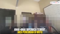 VIDEO: Anak-anak Diperiksa Terkait Aksi Pencurian di Wotu, Pelaku Masih Dibawah Umur