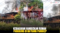 VIDEO: Kebakaran Hanguskan Rumah Panggung di Ma’rang Pangkep