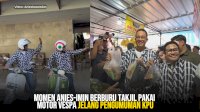 VIDEO: Momen Anies-Imin Berburu Takjil Pakai Motor Vespa Jelang Pengumuman KPU