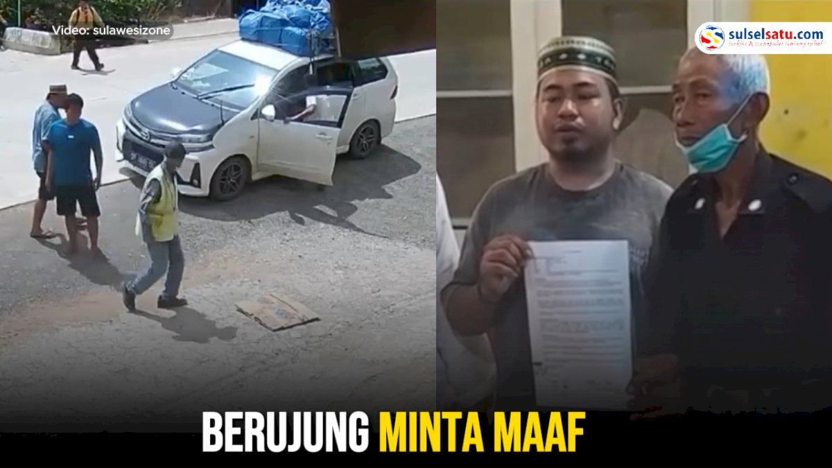 VIDEO: Sopir Mobil Nyaris Tabrak Bapak yang Menyeberangkan Anak Sekolah Berujung Minta Maaf