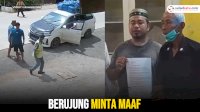 VIDEO: Sopir Mobil Nyaris Tabrak Bapak yang Menyeberangkan Anak Sekolah Berujung Minta Maaf