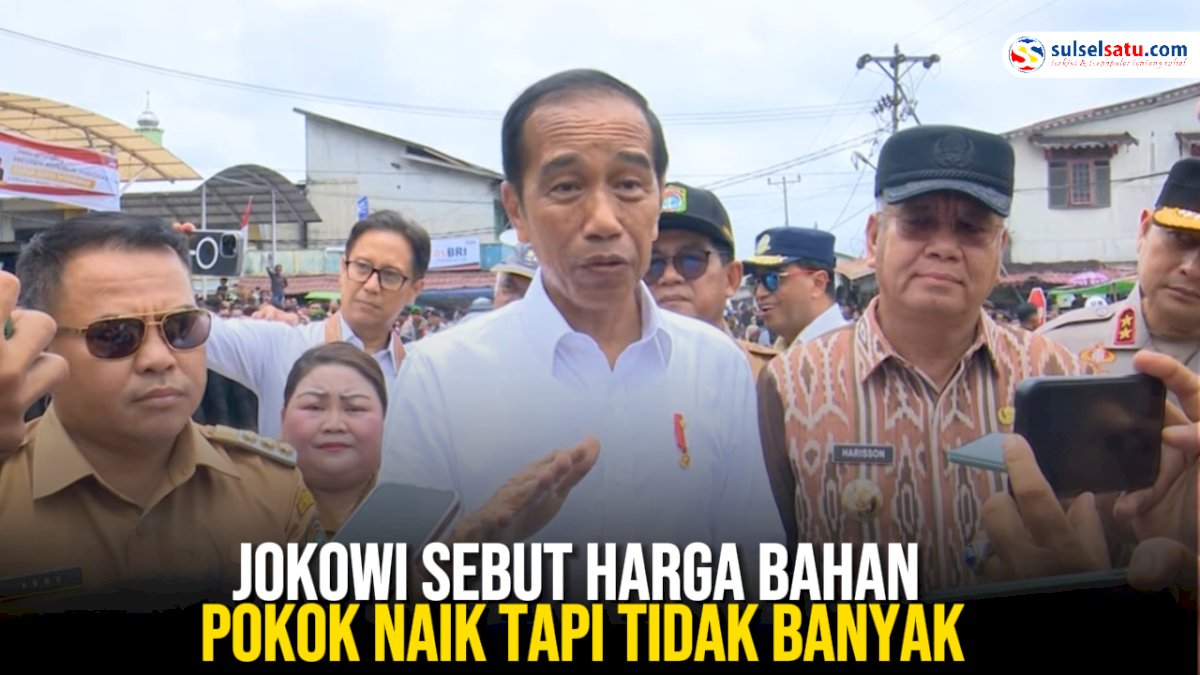 VIDEO: Jokowi Sebut Harga Bahan Pokok Naik Tapi Tidak Banyak