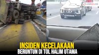 VIDEO: Insiden Kecelakaan Beruntun di Tol Halim Utama