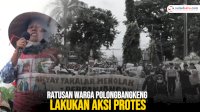 VIDEO: Tolak Perpanjangan HGU PTPN XIV, Ratusan Warga Polongbangkeng Lakukan Aksi Protes