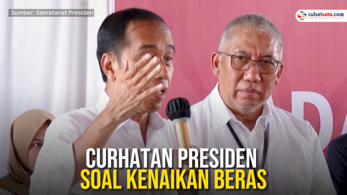 VIDEO: Curhatan Presiden soal Kenaikan Beras, Jokowi: Beras Naik, Ibu-ibu Marah