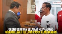 VIDEO: Presiden Jokowi Ucapkan Selamat ke Prabowo-Gibran Lewat Telepon Pasca Kemenangan