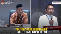 VIDEO: Suara Partai NasDem Diduga Hilang, Politisi Syaharuddin Alrif Protes saat Rapat Pleno