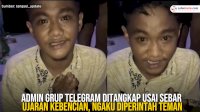 VIDEO: Admin Grup Telegram Ditangkap Usai Sebar Ujaran Kebencian dan Ngaku Diperintah Teman