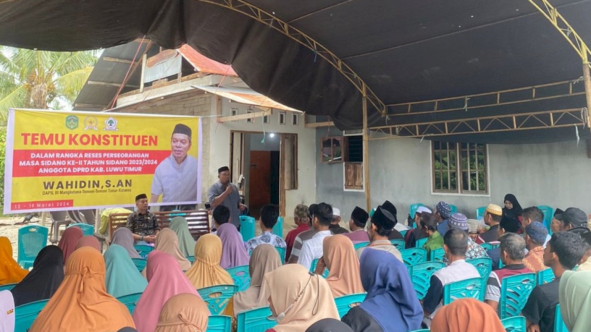 Anggota DPRD Lutim Wahiddin Wahid Gelar Reses di Desa Muliyasri, Serap Aspirasi Langsung dari Warga