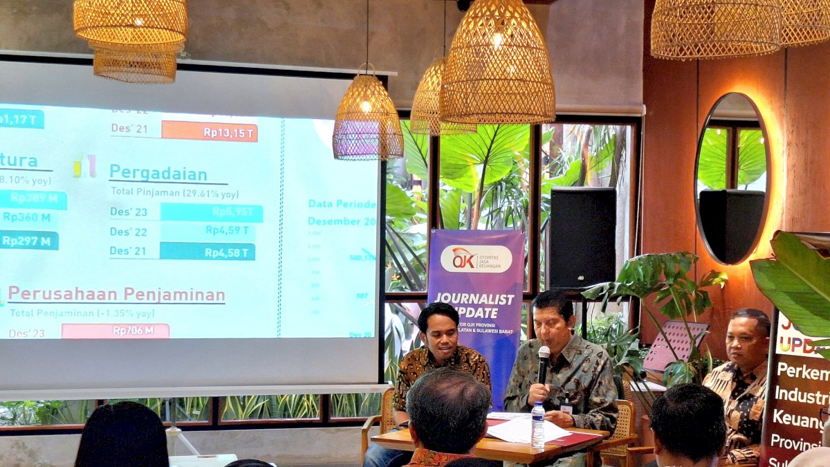 Penyaluran Kredit UMKM Januari 2024 di Sulsel Mencapai Rp59,96 Triliun