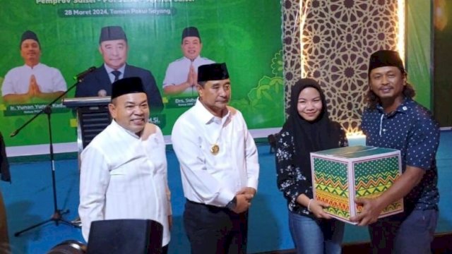 PGI Sulsel berbagi sembako kepada masyarakat. Foto: Istimewa