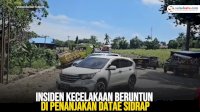 VIDEO: Insiden Kecelakaan Beruntun di Penanjakan Datae Sidrap