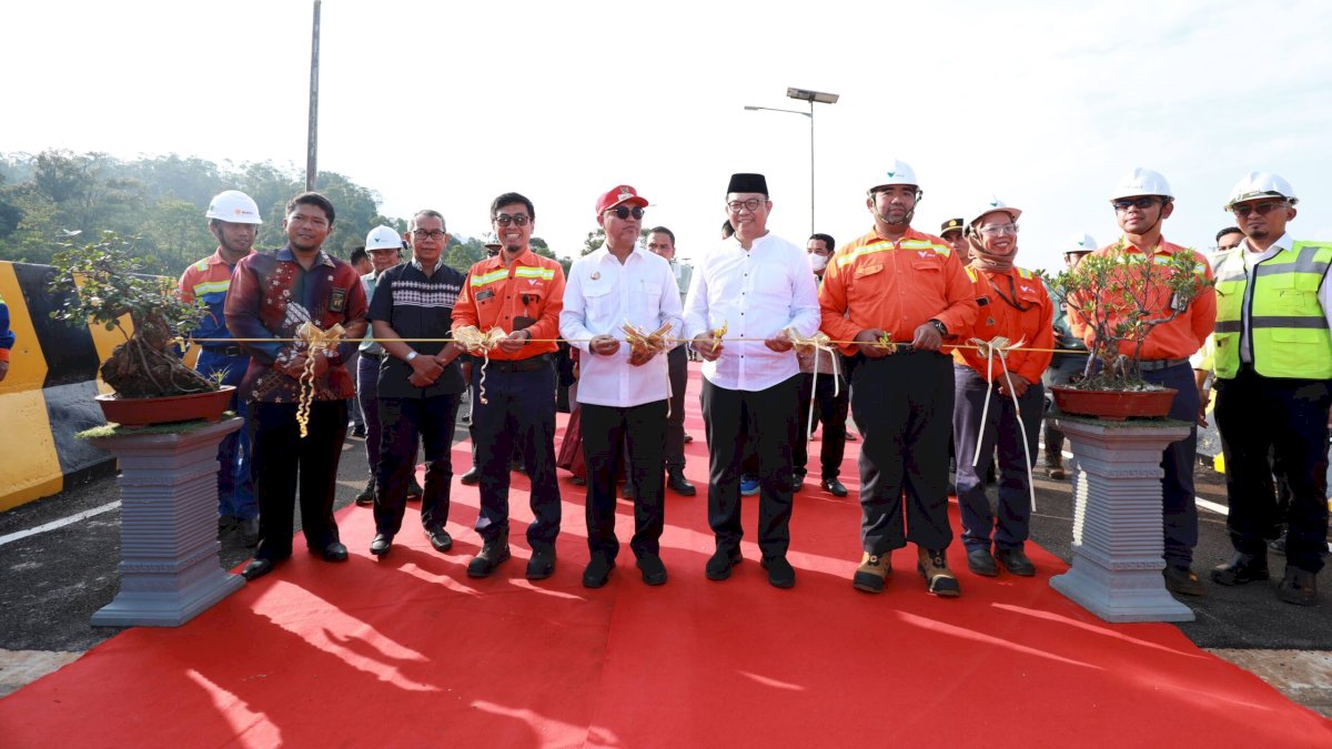 Bupati Lutim Resmikan Jalan Layang Terpanjang di Luwu Timur yang Dibangun PT Vale